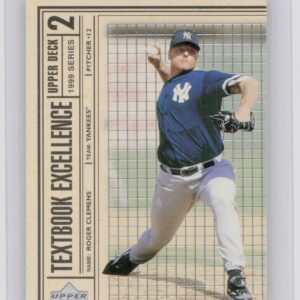 1999 Upper Deck Roger Clemens #T30 Yankees Textbook Excellence