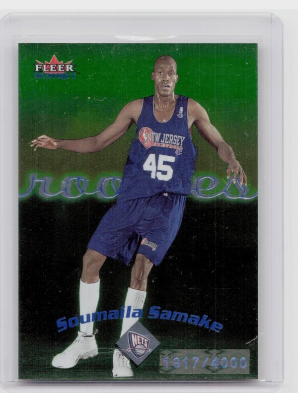 2000-01 Fleer Mystique Soumaila Samake /4000 RC #130 Nets