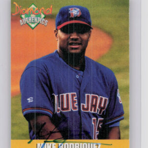 2000 Diamond Authentics Autographs Mike Rodriquez AU SN3250 #6 Jays