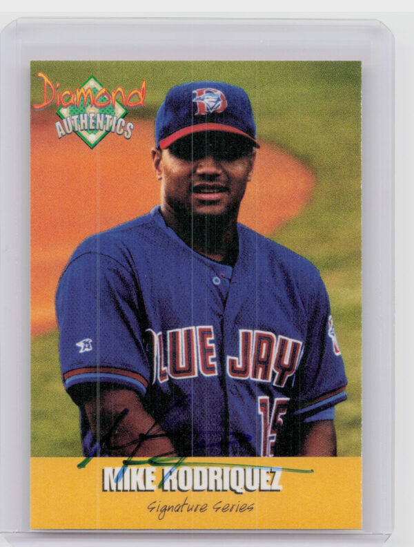2000 Diamond Authentics Autographs Mike Rodriquez AU SN3250 #6 Jays