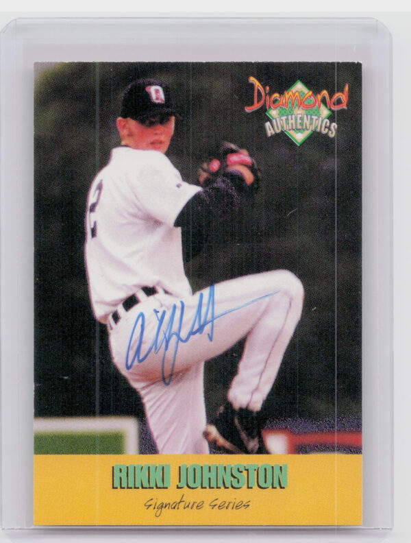 2000 Diamond Authentics Autographs Rikki Johnston AU SN3250 #27 Tigers