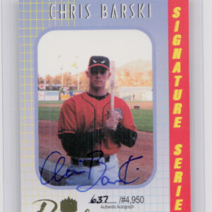 2000 Royal Rookies Chris Barski AU SN4950 #20 Angels Autographs
