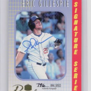 2000 Royal Rookies Eric Gillespie AU SN4950 #18 Tigers Autographs