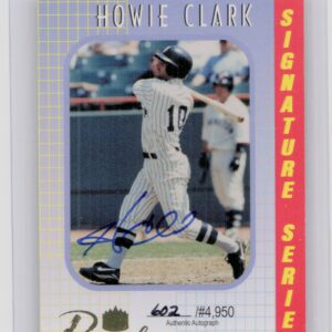 2000 Royal Rookies Howie Clark AU SN4950 #8 Orioles Autographs