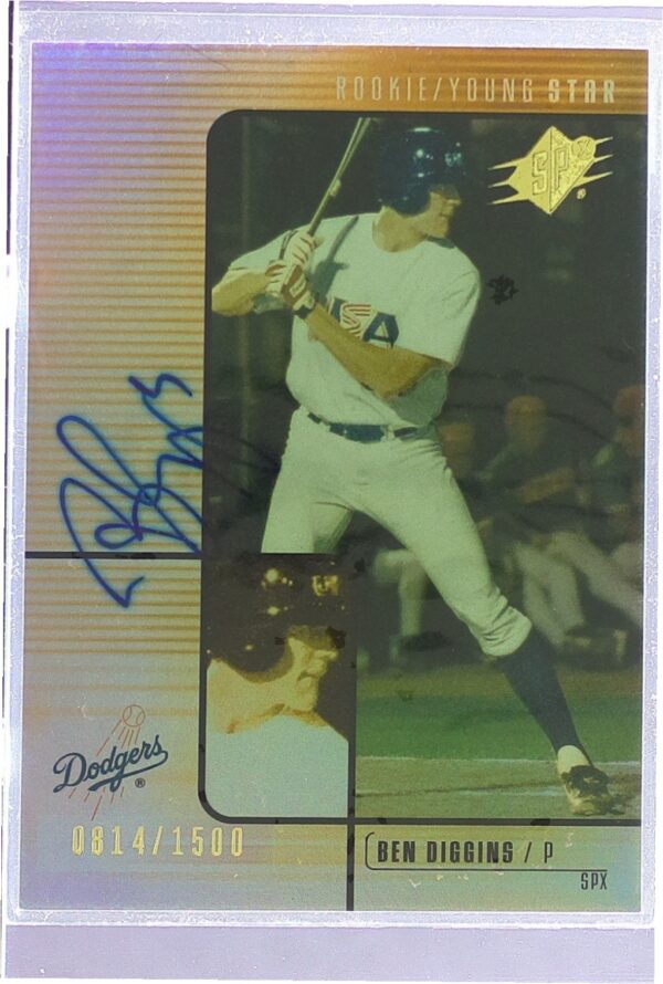 2000 SPx Ben Diggins Auto /1500 RC #147 Brewers