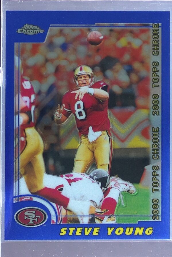 2000 Topps Chrome Steve Young #82 49ers