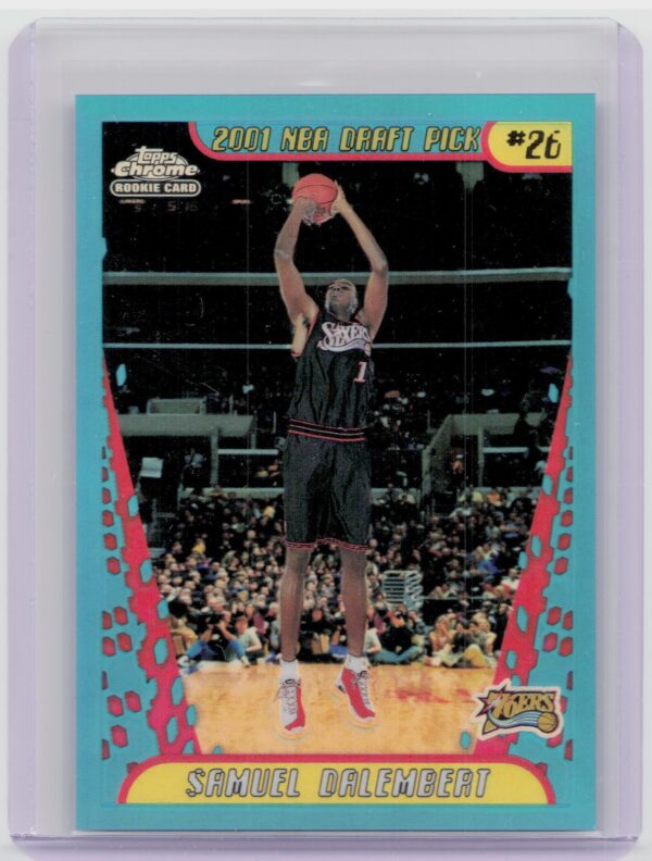 2001-02 Topps Chrome Samuel Dalembert Refractors #153 76ers