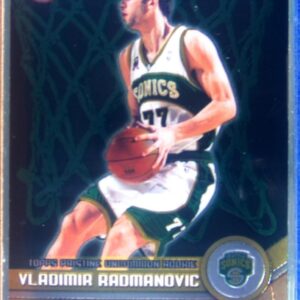 2001-02 Topps Pristine Vladimir Radmanovic #82 SuperSonics