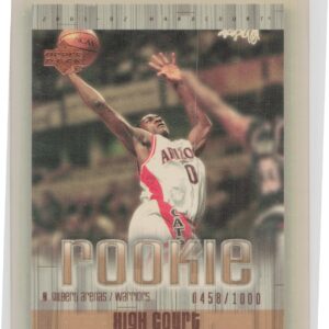 2001-02 Upper Deck Hardcourt Gilbert Arenas RC /1000 #96a Warriors