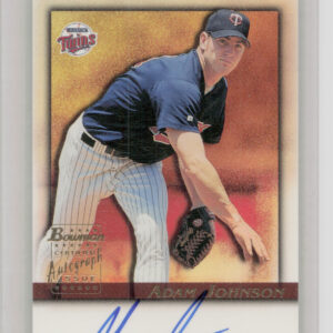 2001 Bowman Adam Johnson AU #BA-AJ Twins Autographs