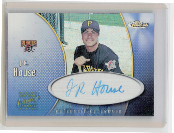 2001 Finest J.R. House AU #FA-JRH Pirates Autographs