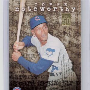 2001 Topps Ernie Banks #TN40 Cubs Noteworthy