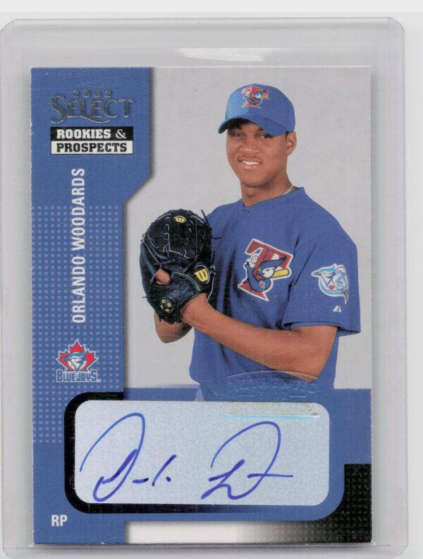 2002 Select Rookies & Prospects Orlando Woodards AU #77 Jays