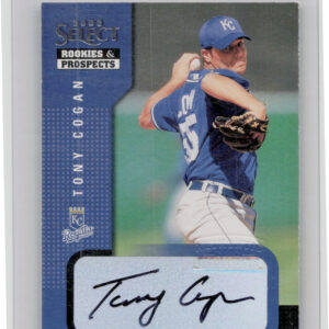 2002 Select Rookies & Prospects Tony Cogan AU #93 Royals