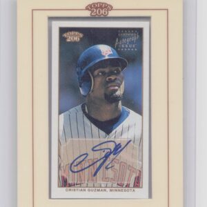 2002 Topps 206 Cristian Guzman AU #TA-CG Twins Autographs