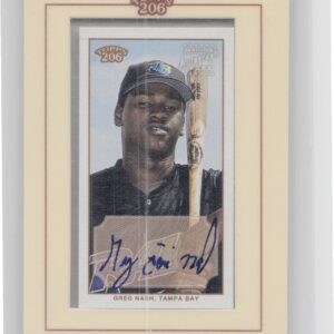 2002 Topps 206 Greg Nash AU #TA-GN Rays Autographs
