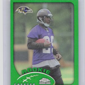 2002 Topps Chrome Chester Taylor RC #263 Ravens