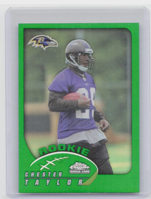 2002 Topps Chrome Chester Taylor RC #263 Ravens