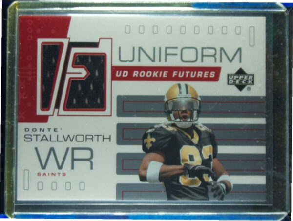 2002 Upper Deck Donte Stallworth MEM #RF-DS Saints UD Rookie Futures