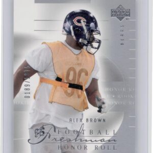 2002 Upper Deck Honor Roll Alex Brown RC /1375 #93 Bears