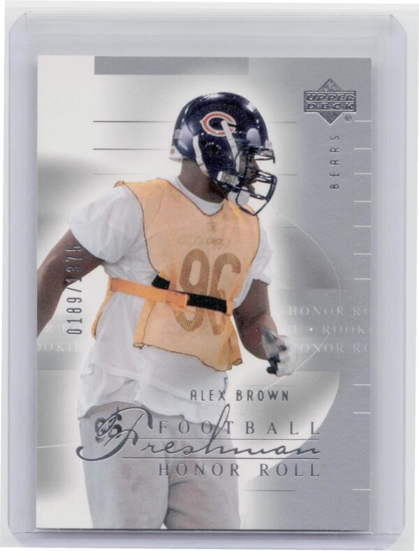2002 Upper Deck Honor Roll Alex Brown RC /1375 #93 Bears