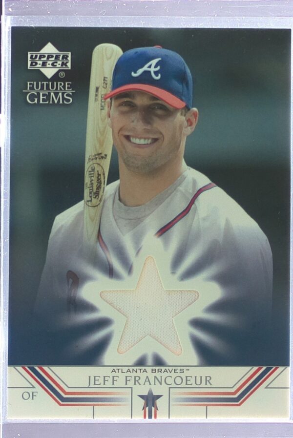 2002 Upper Deck Prospect Premieres Jeff Francoeur JSY #68 Braves