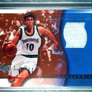 2003-04 UD Sweet Shot Wally Szczerbiak JSY #WS-SS Timberwolves Sweet Swatches