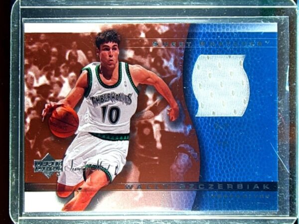 2003-04 UD Sweet Shot Wally Szczerbiak JSY #WS-SS Timberwolves Sweet Swatches
