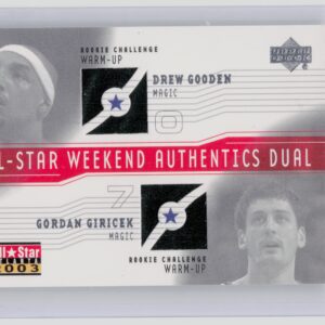 2003-04 Upper Deck Drew Gooden / Gordan Giricek MEM #AS-DG/GG Magic All Star Wee