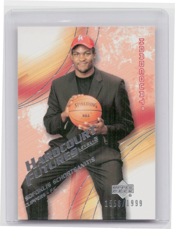 2003-04 Upper Deck Hardcourt Sofoklis Schortsanitis RC SN1999 #118 Clippers