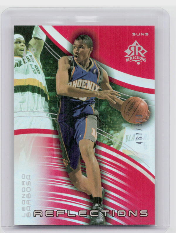 2003-04 Upper Deck Triple Dimensions Leandro Barbosa SN500 #63 Suns Reflections