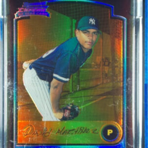 2003 Bowman Chrome David Martinez Gold Refractors SN170 #246 Twins