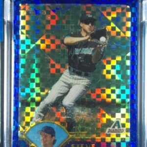 2003 Topps Chrome Steve Finley Uncirculated X Fractors SN57 #253 Diamondbacks