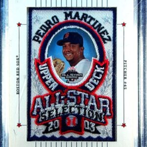 2003 UD Patch Collection Pedro Martinez #130 Sox