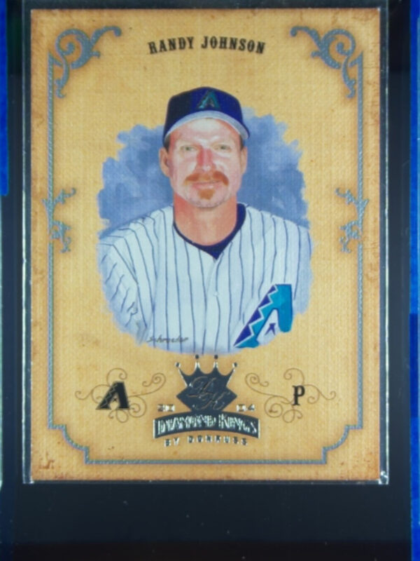 2004 Donruss Diamond Kings Randy Johnson SN50 #100 Diamondbacks Silver
