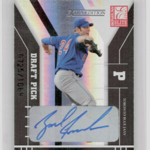 2004 Donruss Elite Extra Edition Zach Jackson AU SN1069 RC #312 Jays