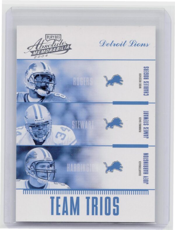 2004 Playoff Absolute Rogers / Harrington / Stewart /500 TTR-9