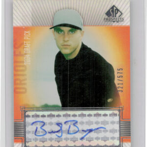 2004 SP Prospects Brad Bergesen AU RC SN575 #382 Orioles