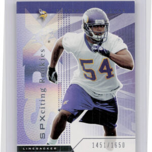 2004 SPx Dontarrious Thomas SN1650 RC #127 Vikings
