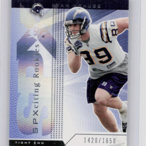 2004 SPx Ryan Krause SN1650 RC #114 Chargers