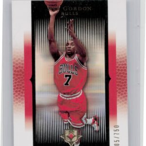 2005-06 Upper Deck Ultimate Collection Ben Gordon SN750 #17 Bulls