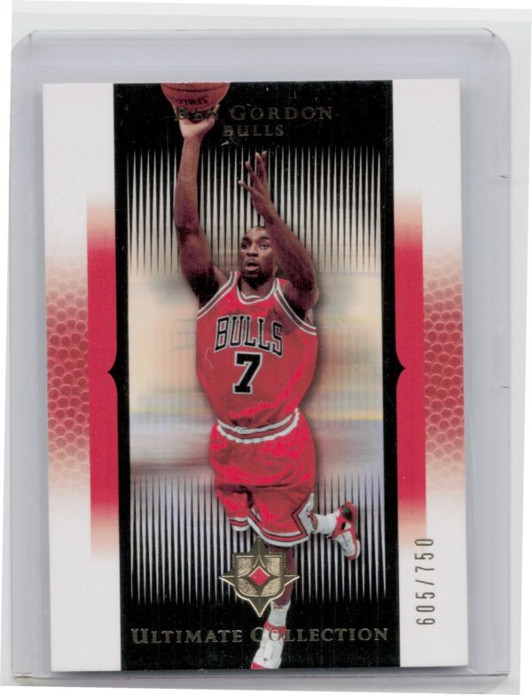 2005-06 Upper Deck Ultimate Collection Ben Gordon SN750 #17 Bulls