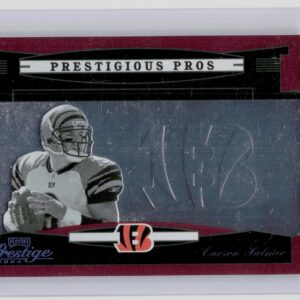 2005 Playoff Prestige Carson Palmer /500 #PP-7 Bengals Prestigious Pros Orange