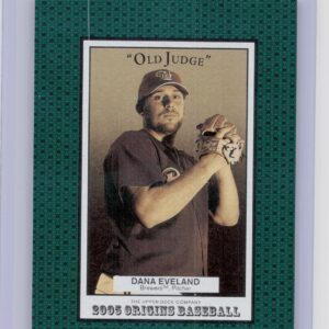 2005 Upper Deck Update Dana Eveland 2005 UD Origins Update Old Judge #236 Brewer