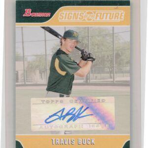 2006 Bowman Travis Buck AU #SOF-TB Athletics Signs of the Future
