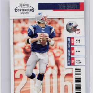 2006 Playoff Contenders Tom Brady #59 Patriots
