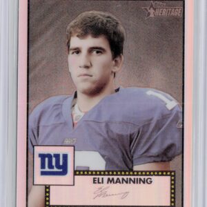 2006 Topps Heritage Eli Manning SN552 #THC66 Giants Chrome Refractors