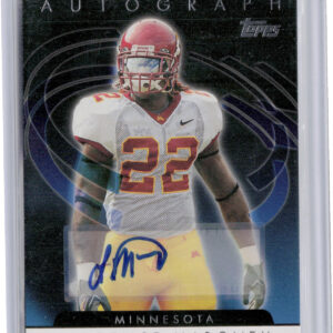 2006 Topps Laurence Maroney AU #T-LM Gophers Autographs