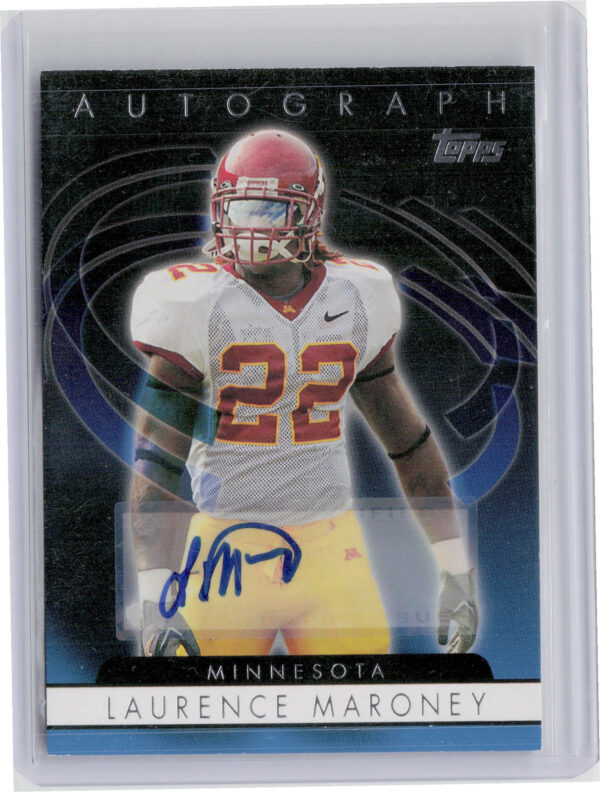 2006 Topps Laurence Maroney AU #T-LM Gophers Autographs