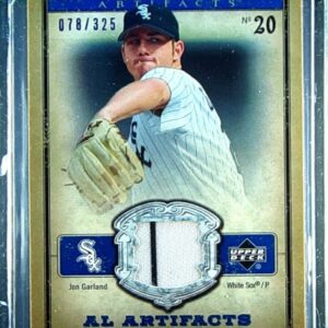 2006 UD Artifacts Jon Garland /325 JSY #AL-GA Sox AL/NL Artifacts Blue